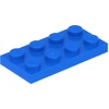 Image de Lego® 10 pièces 3020 Plaques 2x4 Part Basic 10 Bleu