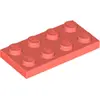 Image de Lego® 10 pièces 3020 Plaques 2x4 Part Basic 10 Coral