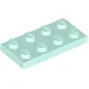 Image de Lego® 10 pièces 3020 Plaques 2x4 Part Basic 10 Clair Aqua