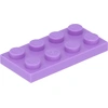 Image de Lego® 10 pièces 3020 Plaques 2x4 Part Basic 10 Lavande moyenne