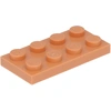 Image de Lego® 10 pièces 3020 Plaques 2x4 Part Basic 10 Nougat