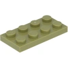 Image de Lego® 10 pièces 3020 Plaques 2x4 Part Basic 10 Vert olive