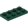 Image de Lego® 1 pièce 3020 Plaques 2x4 Part Basic 1 Vert foncé