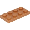 Image de Lego® 1 pièce 3020 Plaques 2x4 Part Basic 1 Nougat moyen