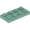 Image de Lego® 50 pièces 3020 Plaques 2x4 Part Basic 50 Vert sable