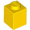 Image de Lego® 100 pièces 3005 Brick 1x1 Part Basic Bricks 100 Jaune