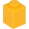 Image de Lego® 100 pièces 3005 Brick 1x1 Part Basic Bricks 100 Clair Orange