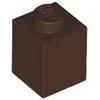 Image de Lego® 10 pièces 3005 brique 1x1 partie briques de base 10 brun foncé