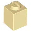 Image de Lego® 1 pièce 3005 Brick 1x1 Part Basic Bricks 1 Beige