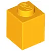 Image de Lego® 1 pièce 3005 Brick 1x1 Part Basic Bricks 1 Light Orange