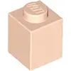 Image de Lego® 1 pièce 3005 Brick 1x1 Part Basic Bricks 1 Clair Nougat