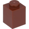 Image de Lego® 1 pièce 3005 Brick 1x1 Part Basic Bricks 1 Red Brown