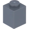 Image de Lego® 250 pièces 3005 brique 1x1 partie briques de base 250 gris bleuté foncé