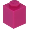 Image de Lego® 50 pièces 3005 Brick 1x1 Part Basic Bricks 50 Magenta