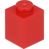Image de Lego® 50 pièces 3005 Brick 1x1 Part Basic Bricks 50 Red