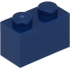 Image de Lego® 100 pièces 3004 Brick 1x2 Part Basic Bricks 100 Bleu foncé
