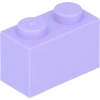 Image de Lego® 10 pièces 3004 Brick 1x2 Part Basic Bricks 10 Lavendel