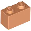 Image de Lego® 10 pi ¨ces 3004 Brick 1x2 Part Basic Bricks 10 Nougat