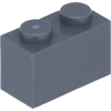Image de Lego® 1 pièce 3004 Brick 1x2 Part Basic Bricks 1 Sombre Gris Bleuâtre
