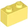 Image de Lego® 1 pièce 3004 Brick 1x2 Part Basic Bricks 1 Light Yellow