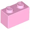 Image de Lego® 1 pi ¨ce 3004 Brick 1x2 Part Basic Bricks 1 Hellrosa