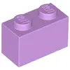 Image de Lego® 1 pièce 3004 Brick 1x2 Part Basic Bricks 1 Middle Lavendel