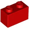 Image de Lego® 1 pièce 3004 Brick 1x2 Part Basic Bricks 1 Red