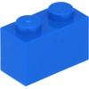 Image de Lego® 50 pièces 3004 Brick 1x2 Part Basic Bricks 50 Blue