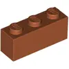 Image de Lego® 10 pièces 3622 Brick 1x3 Part Basic bricks 10 Dark Orange