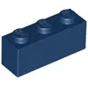 Image de Lego® 1 pièce 3622 Brick 1x3 Part Basic bricks 1 dark blue
