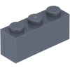Image de Lego® 1 pièce 3622 Brick 1x3 Part Basic Bricks 1 Dark Grey