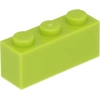 Image de Lego® 1 pièce 3622 Brick 1x3 Part Basic Bricks 1 Lime