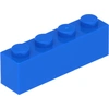 Image de Lego® 1 pièce 3010 Brick 1x4 Part Basic Bricks 1 Blue