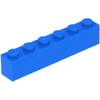 Image de Lego® 10 pièces 3009 Brick 1x6 Part Basic Bricks 10 Blue
