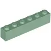 Image de Lego® 10 pièces 3009 Brick 1x6 Part Basic Bricks 10 Sand Green