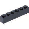Image de Lego® 10 pièces 3009 Brick 1x6 Part Basic Bricks 10 Noir