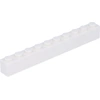 Image de Lego® 100 pièces 6111 Brick 1x10 Part Basic Bricks 100 White