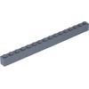 Image de Lego® 50 pièces 2465 brique 1x16 partie briques de base 50 gris bleuté foncé