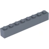 Image de Lego® 1 pièce 3008 Brick 1x8 Part Basic Bricks 1 Sombre Gris Bleuâtre