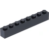 Image de Lego® 250 pièces 3008 Brick 1x8 Part Basic Bricks 250 Noir