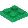 Image de Lego® 2x2 panneaux 3022 - 1 pièce vert