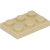 Image de Lego® 2x3 plaques 3021 - 10 pièces beige