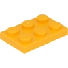 Image de Lego® 2x3 plaques 3021 - 10 pièces Light light orange