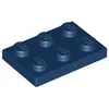 Image de Lego® 2x3 panneaux 3021 - 1 pièce bleu foncé