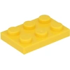 Image de Lego® 2x3 plaques 3021 - 250 pièces jaune