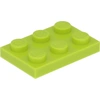Image de Lego® 2x3 plaques 3021 - 250 pièces Lime