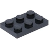 Image de Lego® 2x3 plaques 3021 - 250 pièces noir