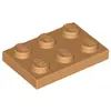 Image de Lego® 2x3 plaques 3021 - 50 pièces Nougat moyen