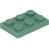 Image de Lego® 2x3 plaques 3021 - 50 pièces vert sable