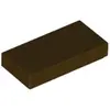 Image de Lego® 1x2 carreaux 3069 - 100 pièces brun foncé